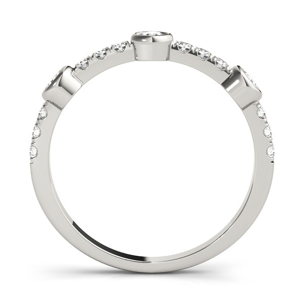 56613-White-1 Fashion Wedding Ring, in Platinum - 85023