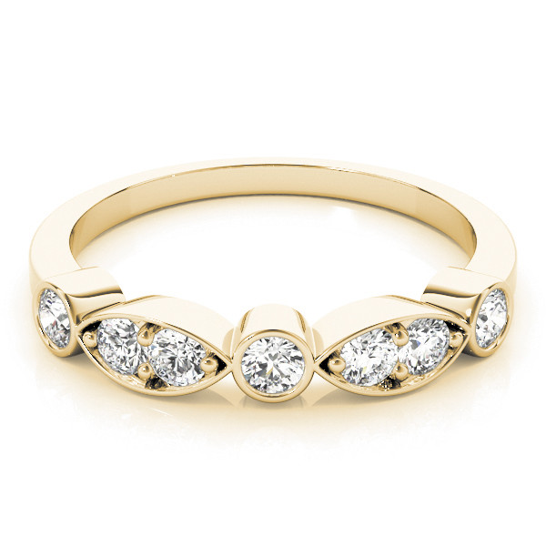 56615-Yellow-2 Fashion Wedding Ring, in Yellow Gold - 85025