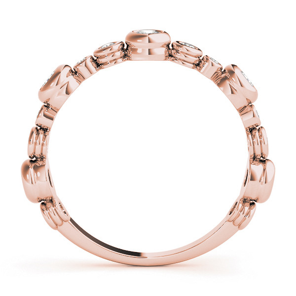 56618-Pink-1 Fashion Wedding Ring, in Rose Gold - 85031