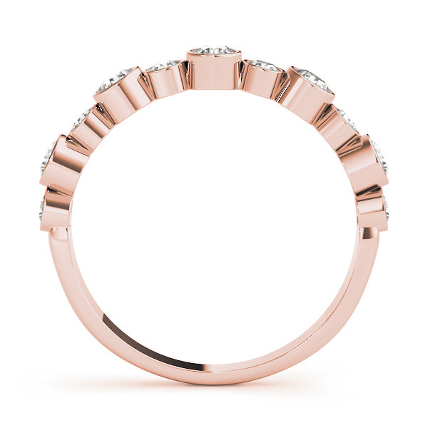 56620-Pink-1 Fashion Wedding Ring, in Rose Gold - 85034