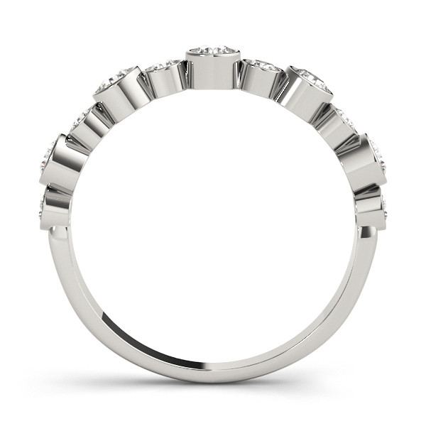 56620-White-1 Fashion Wedding Ring, in White Gold - 85034