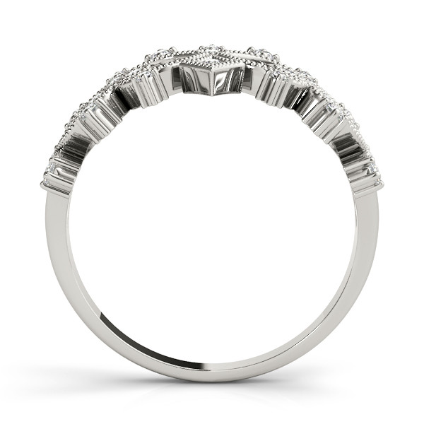 56817-White-1 Diamond Fashion Ring, in Platinum - 85062