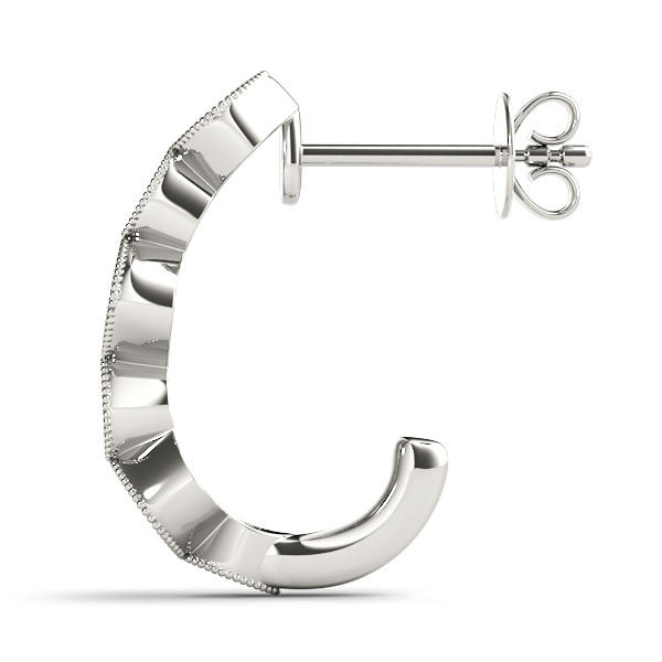 57509-White-1 Fashion Earrings, in White Gold - 41064