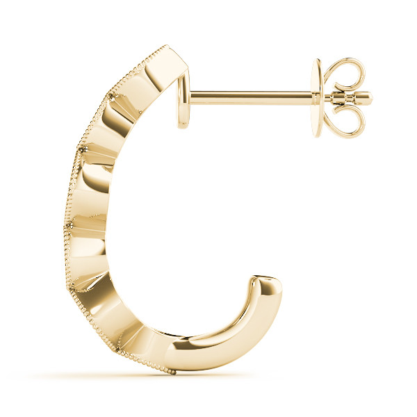 57509-Yellow-1 Fashion Earrings, in Yellow Gold - 41064