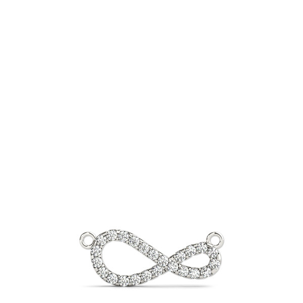 57943-White-2 Fashion Diamond Pendant, in Platinum - 32535