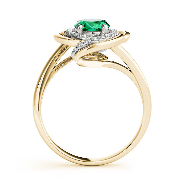 58500-Yellow-1 Color Fashion Ring, Oval Shape, in Yellow Gold - 84754