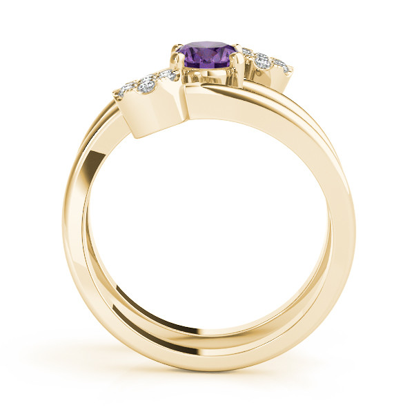 58507-Yellow-1 Color Fashion Ring, Oval Shape, in Yellow Gold - 84855