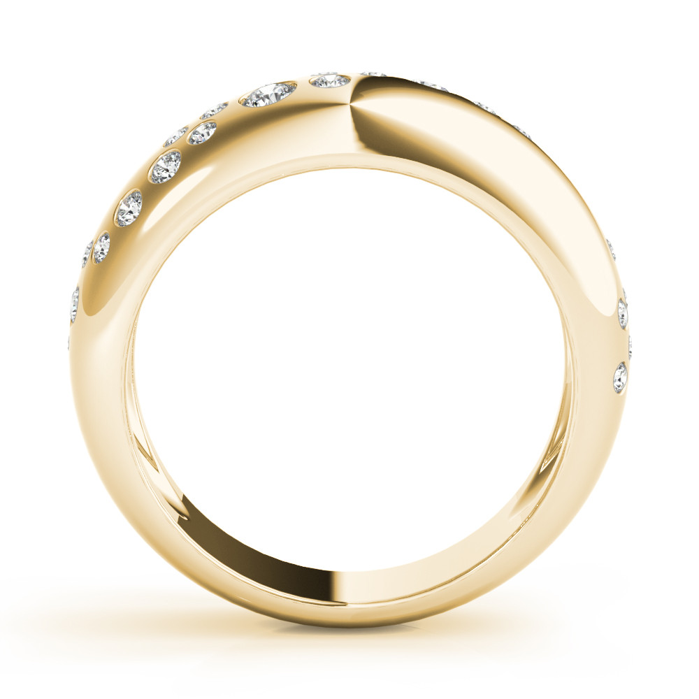 59438-Yellow-1 Diamond Fashion Band, in Yellow Gold - 85248