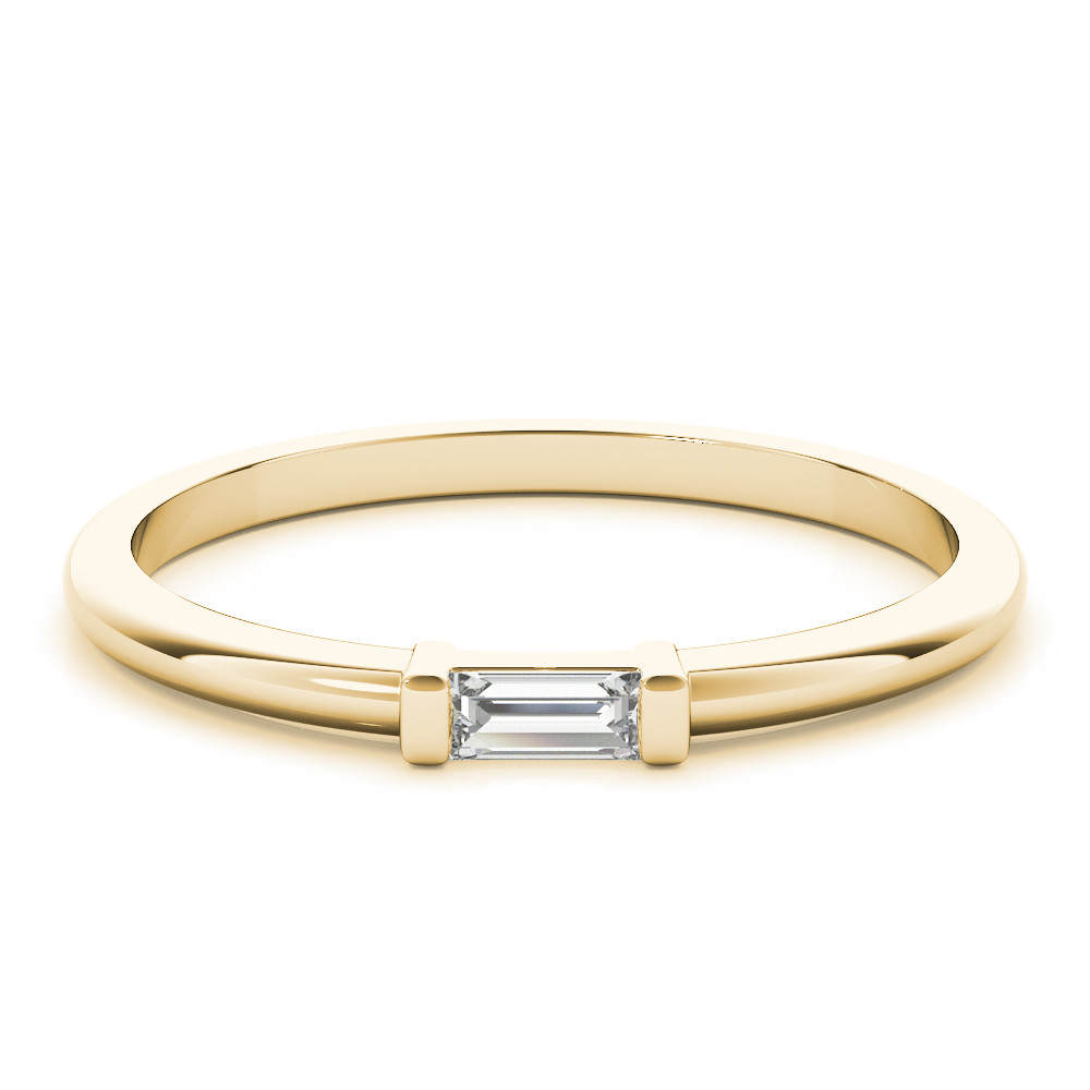 59519-Yellow-2 Fashion Wedding Ring, Baguette Shape, in Yellow Gold - 85268
