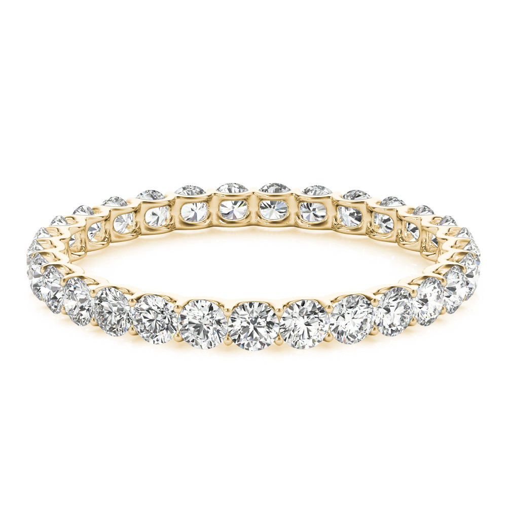 61414-Yellow-2 Eternity Ring, in Yellow Gold - 85191