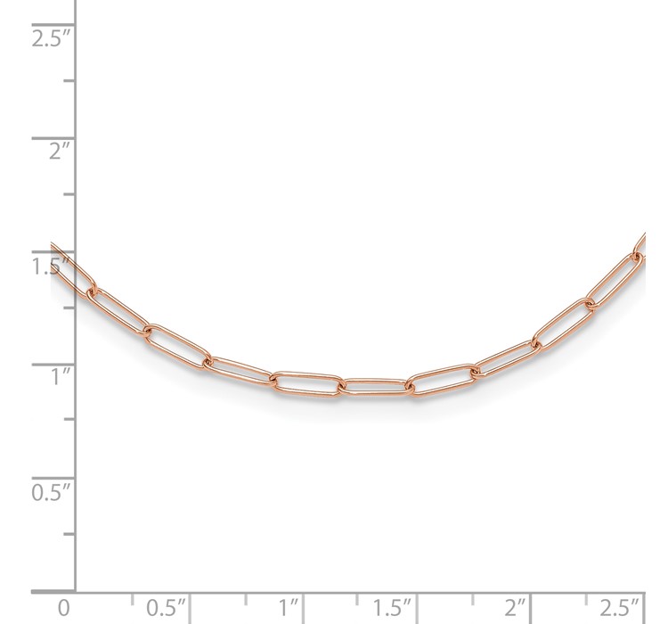 LF1608-20--8 Leslie's 14K Rose Gold Polished Fancy Link Necklace