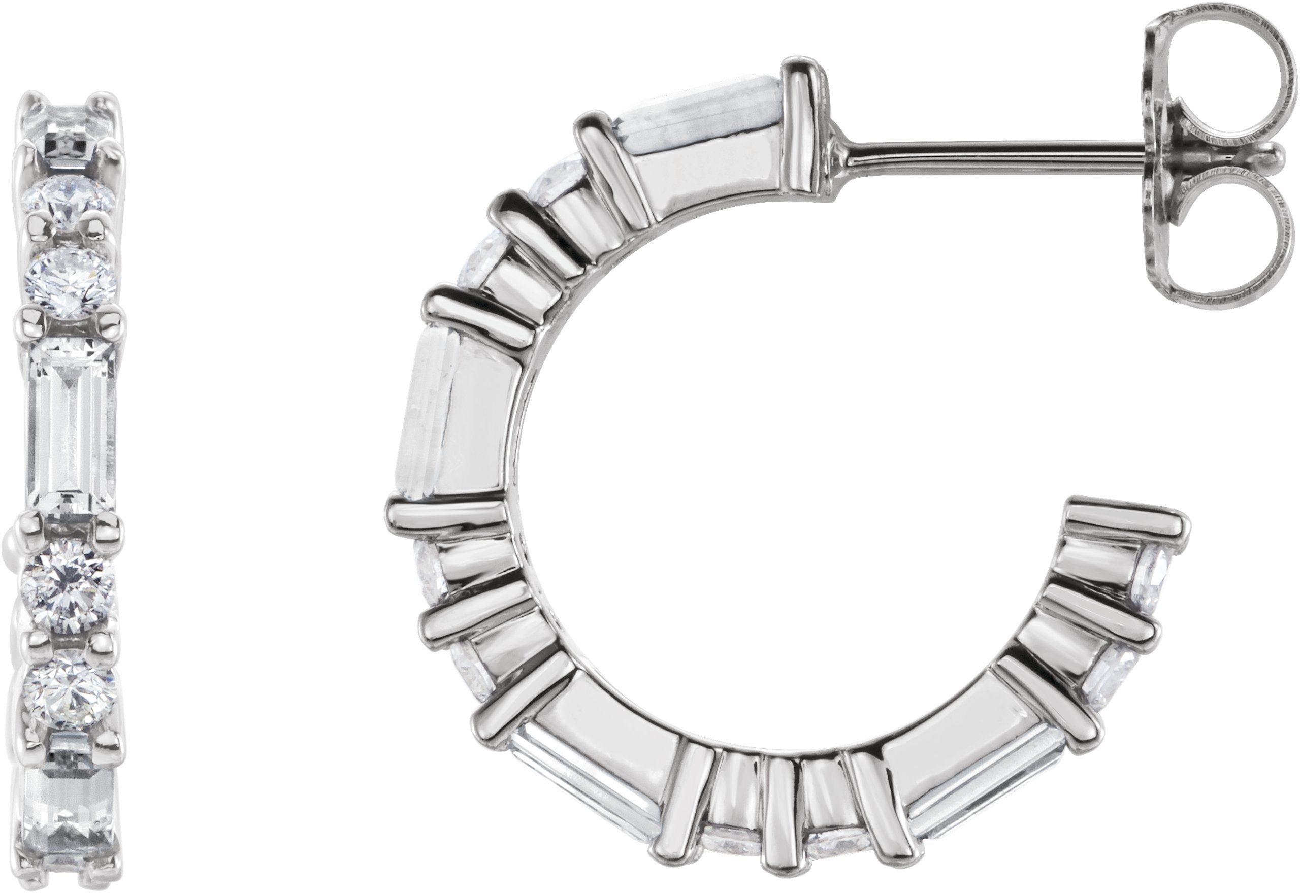 101111975 14K White 1/5 CTW Natural Diamond Earrings - 86789