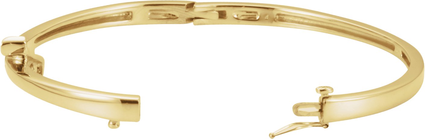 50572202 14K Yellow 1/4 CTW Natural Diamond 6 1/2" Bangle Bracelet - 65468
