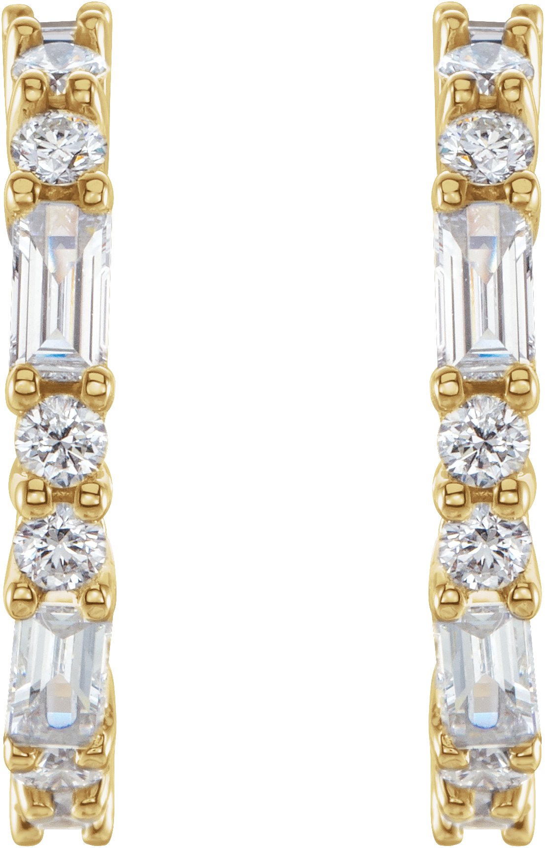 57213462 14K Yellow 1/5 CTW Natural Diamond Earrings - 86789