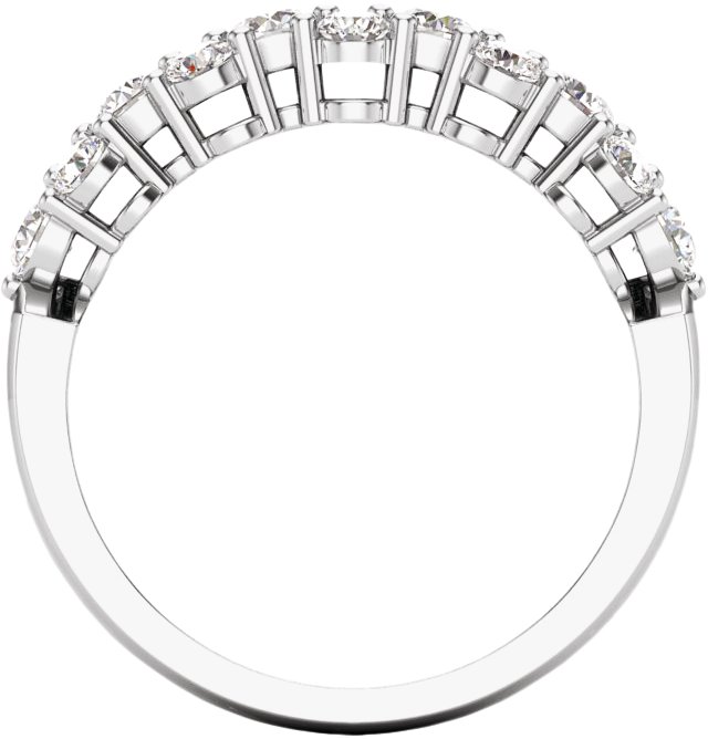 57755294 14K White 1 CTW Lab-Grown Diamond Anniversary Band - 653561