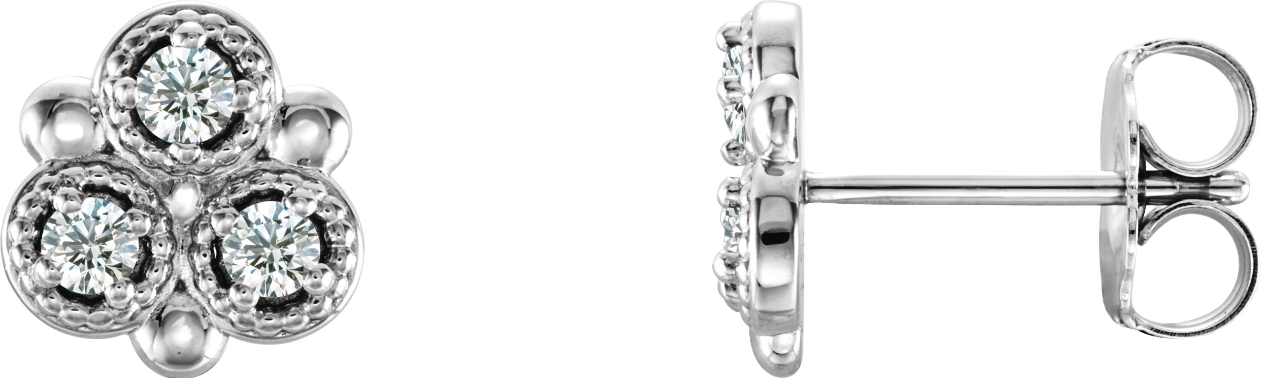 59362065 Platinum 1/5 CTW Natural Diamond Earrings - 86550