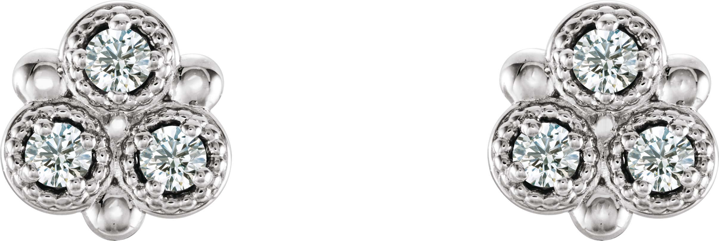 59362075 Platinum 1/5 CTW Natural Diamond Earrings - 86550