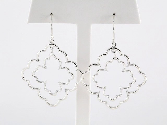 sddefault Sterling Silver 1/8 CTW Natural Diamond Earrings - 69752