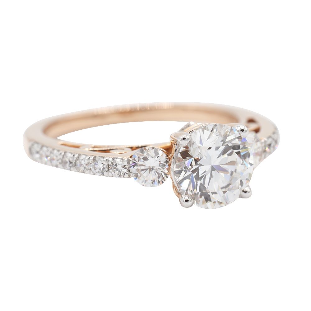 21080455 (3)-newline Vintage Engagement Ring, Rose Gold - MIDLR60188