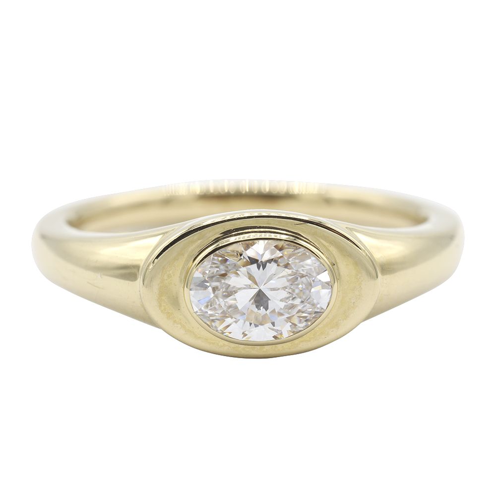 22013136 (2)-newline Diamond Gents Ring, Yellow Gold - MIDGR70079